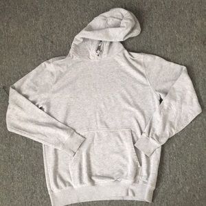 H&M basic grey hoodie in large